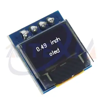 0.49 Collu OLED Displejs LCD Modulis, White 0.49