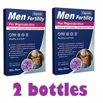 2 lodziņā Vīriešu Auglību Kapsula, Reproducēt lmprove spermas kvalitāti un reproduktīvās veselības bezmaksas piegāde