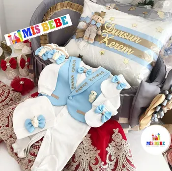 5-Gab Zēns Baby Set Apģērbu Personalizētu Apģērbs Pielāgots Bērnu Apģērbu Ziemas Pavasarī