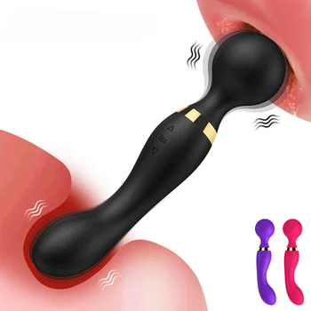 8 Ātrumiem Spēcīgs Vibrators, Dildo Sieviešu AV Magic Wand Massager G Spot Klitora Stimulators Pieaugušo Seksa Rotaļlietas Sievietēm Masturbator