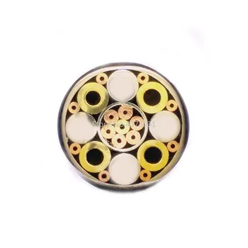 8mm Mozaīkas pin Kniedes naža roktura skrūvi dizainu, izsmalcinātu stilu garums 9cm #813