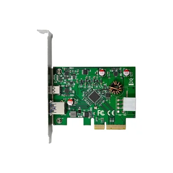 ASM3142 PCIE X4 USB3.1 TIPS-C+A 10G ātrgaitas Konversijas Paplašināšanas Karti PCIE ASM3142 USB3.1 Resursdatora Kontrolleris