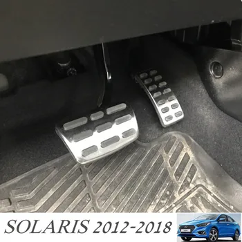 Auto Piederumi Jauno Solaris Akseleratora Gāzes Bremžu Pedāļa Sajūga Pedāli par Hyundai Solaris 2012-2018