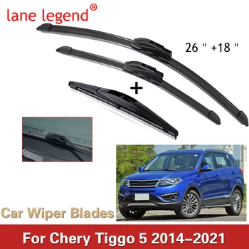 Auto Tīrītājs LHD Priekšā, Aizmugurē slotiņām, Par Chery Tiggo 5 Grand Tiggo5 DR6 EVO6 2014-2021 Priekšējā Vējstikla, Logu 26