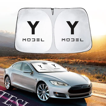 Automašīnas Vējstikla Saules Ēnā UV Stariem saulessarga Aizsargs Sānu Logu Saulessargs Sejsegu par Tesla Modelis 3 Modelis Y 2016-2023 Piederumi