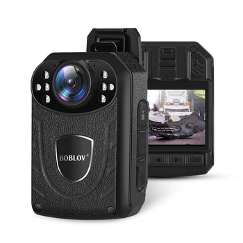 Boblov KJ21 Ķermeņa, Nēsā Kamera HD 1296P DVR Video Security Cam IS Nakts Redzamības Valkājamas Mini Videokameras policijas kamera