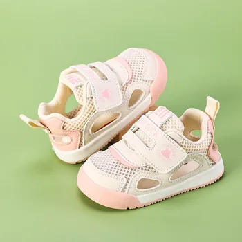 Bērnu Sandales 2023 Jaunā Vasaras Bērnu Apavi Zēniem Mīksto Vienīgais Kājām Meiteņu Sandales Sporta Elpojoši apavi bērniem