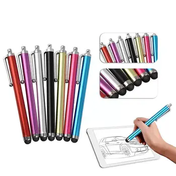 Capacitive Pildspalvu Kugelschreiber Viedtālruņos, IPad un IPhone S Krāsa Izlases Kapacitīvais Ekrāns Universālā Stylus Pildspalva Metāla H7R7