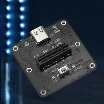 Cietā Diska Kaste Converter M Taustiņu M. 2 NVME Uz C Tipa SSD Kameras Adapteri 10Gbps Converter JMS583 par 2230/42/60/80/110 M. 2 SSD