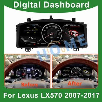 Ciparu Paneli, Paneļa Virtuālo Instrumentu Kopu Kabīnes LCD Spidometrs Par LEXUS LX570 2007-2017