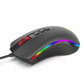 Datora, DATORU, klēpjdatoru notebook gaming mouse 5000 DPI vadu spēlētājs RGB kvēlojošs Peles