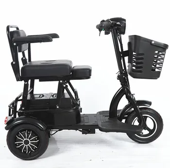 Elektriskā Trike 48v 250w/500w Elektriskais Tricikls 3wheel Kravas Velosipēds Ar Aizmugures Piekare Pieaugušo
