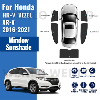 Honda HR-V VEZEL XR-V 2016-2021 HRV VEZEL XRV Magnētisko Auto Saulessargs Priekšējā Vējstikla Rāmja, Aizkars Sānu Logu Saules Ēnā