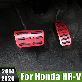 Honda HRV HR-V 2014 2015 2016 2017 2018 2019 2020 Alumīnija Auto Degvielas Paātrinātājs Bremžu Pedāļi Vāka Non-Slip Pad Piederumi