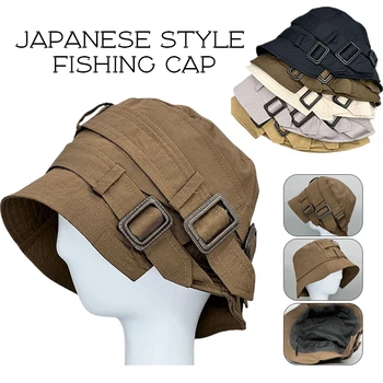 Japāņu Stilā Sievietēm, Vīriešiem Kausa Unisex Cepure Panama Zvejnieka Cepure Āra Ceļojumu UV Aizsardzību, Saules Kausa Cepuri Baseina Cepuri