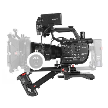 JTZ DP30 Kameras Plātne Plecu Atbalsta Platformu 15mm Stieņu KOMPLEKTS SONY FS5 PXW-FS5