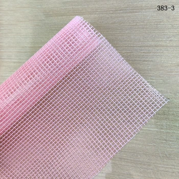 Krāsa caurspīdīga klipu neto PVC Mākslīgās Ādas Loksnes, Padarot kosmētikas somas somas kancelejas preces, somas 46*135cm