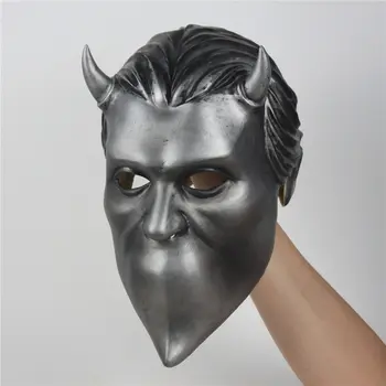 Lateksa Maska Galvassegas Rock Roll Anonīms Vampīrs Band Grucifix Papa Emeri Pieaugušo Lateksa Ķivere Masku Halloween Cosplay Kostīmi