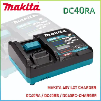 Makita DC40RA 40V Max XGT Ātru Optimālu Lādētājs Digitālo Displeju Sākotnējā 40V Litija Akumulatoru Lādētāju, Dubulta Ventilatora Dizainu
