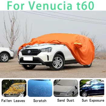 Par Venucia t60 Ūdensizturīgs automašīnu aptver super saules aizsardzības putekļu Lietus automašīnu Krusa novēršanas auto aizsardzības