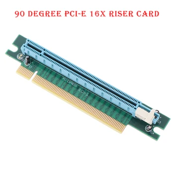 PCI-E 16X Stāvvadu Karti 90 Grādu Pci-Express Pci-E 16X taisnā Leņķī Extender Aizsargs Stāvvadu Adaptera Karti Par 1U Serveri