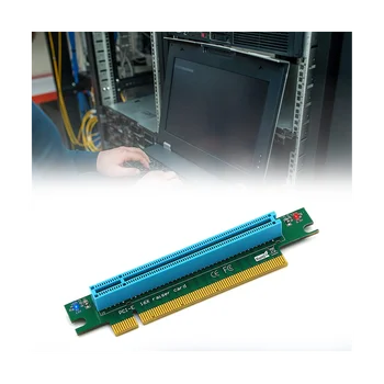 PCI-Express 16X Stāvvadu Karti ar 12V/3.3 V Pilnvaras LED 1U /2u gadījumā atbalsta leņķis, Servera M. 2 (NGFF) Taustiņš B+M, lai Taustiņu M Adapteri
