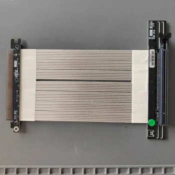 PCIE 3.0 4.0 5.0 X16 Grafikas Kartes, 90 Grādu GPU Pagarināšanu Stāvvadu Kabeļu PCI-E, lai RTX3090 RTX 4090 RX6800xt RX6900xt ATX Šasijas