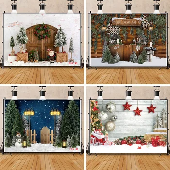 SHUOZHIKE Elegants Ziemassvētku Mājas Interjera Dekorēšana Priede, Fotogrāfijas Backdrops Aksesuārus, Ģimenes Foto Studija Fona AA-41