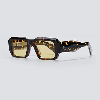 Sākotnējo Kvalitāti Square JMM MIGLIAI acetāta saulesbrilles vīriešiem brilles UV400 āra roku darbs sievietēm Klasiskā moderns SAULES BRILLES