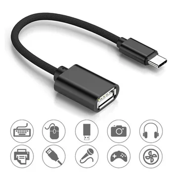USB-C OTG Adaptera Kabeli, Lai Oneplus 8 7t 7 pro Kabelis, viens plus 7 8 7T 6T 6 5T 5 Tips-C OTG Kabelis Konvertētājs