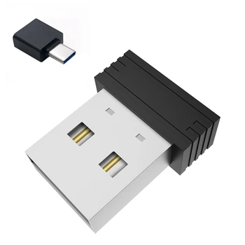 USB Pele Jiggler nav konstatējams Peles Soļa Automātiski Datora Peli Mover Jiggler C Adapteris ar USB, Melna