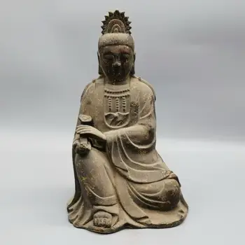 Vara Statuja Izsmalcinātu Retro Antikvariāts, Antīko Amatniecības Ražotāji Kolekcija Dzelzs Budas Bodhisatva Rokās