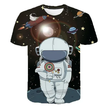 Visuma Planētas Kosmosa Galaxy 3d T -Kreklu apdruka Vīriešu Sieviešu Bērnu T Krekls 3d Drukas Zvaigžņu Debesis Atdzist Tees Zēns Meitene Modes Streetwear Topi