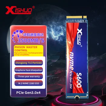 XISHUO ātrgaitas SSD NVME M. 2 2280 PCIe3.0 256 GB 128GB 512 GB, 1 TB HDD Iekšējo Cieto Disku Ps5 Klēpjdatoru Rūpnīcas Cenas