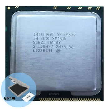 Процессор Intel Xeon L5639 l5639, процессор/2,13 ГГц LGA1366 12 МБ L3 кэш-память,бесплатная доставка, шестиядерный процессор