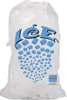 Ledus Veidotāji Countertop 9 Ledus Gabaliņi Gatavs pēc 6 Minūtēm & Perfectware PW Icebags-DS-100ct 10lb Ledus Maisiņi ar Aukliņu,-100.c